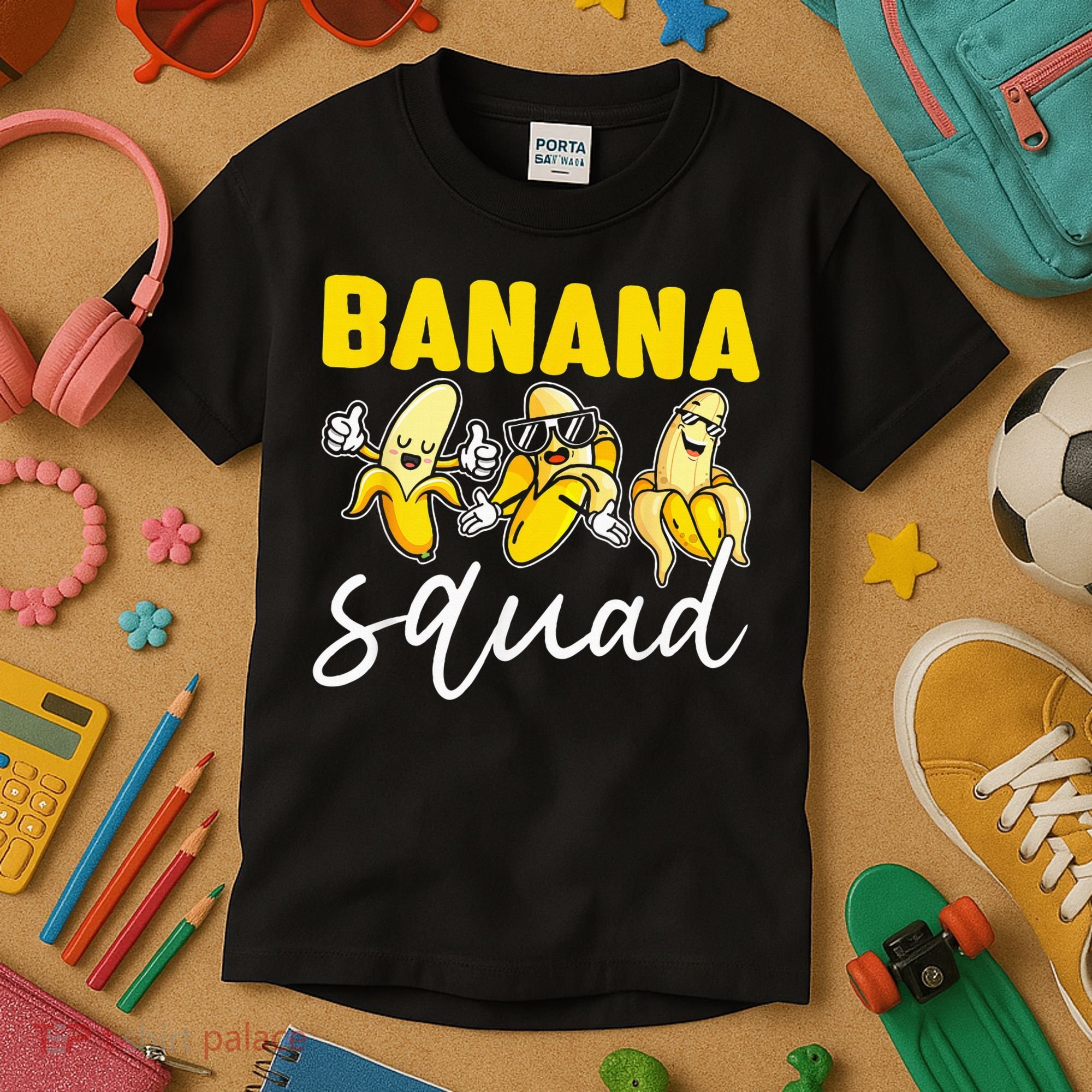 Funny BANANA SQUAD That’s Bananas Halloween Costume Kids T-Shirt