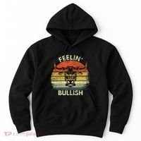 Feelin Bullish Stock Market Bull Traders Trading Hoodie thumb 0