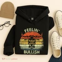 Feelin Bullish Stock Market Bull Traders Trading Hoodie thumb 4