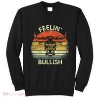 Feelin Bullish Stock Market Bull Traders Trading Sweatshirt thumb 0