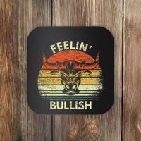 Feelin Bullish Stock Market Bull Traders Trading Coaster thumb 0