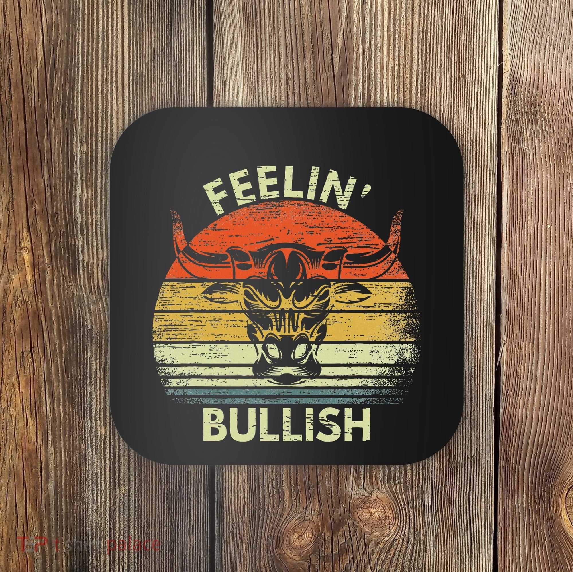 Feelin Bullish Stock Market Bull Traders Trading Coaster