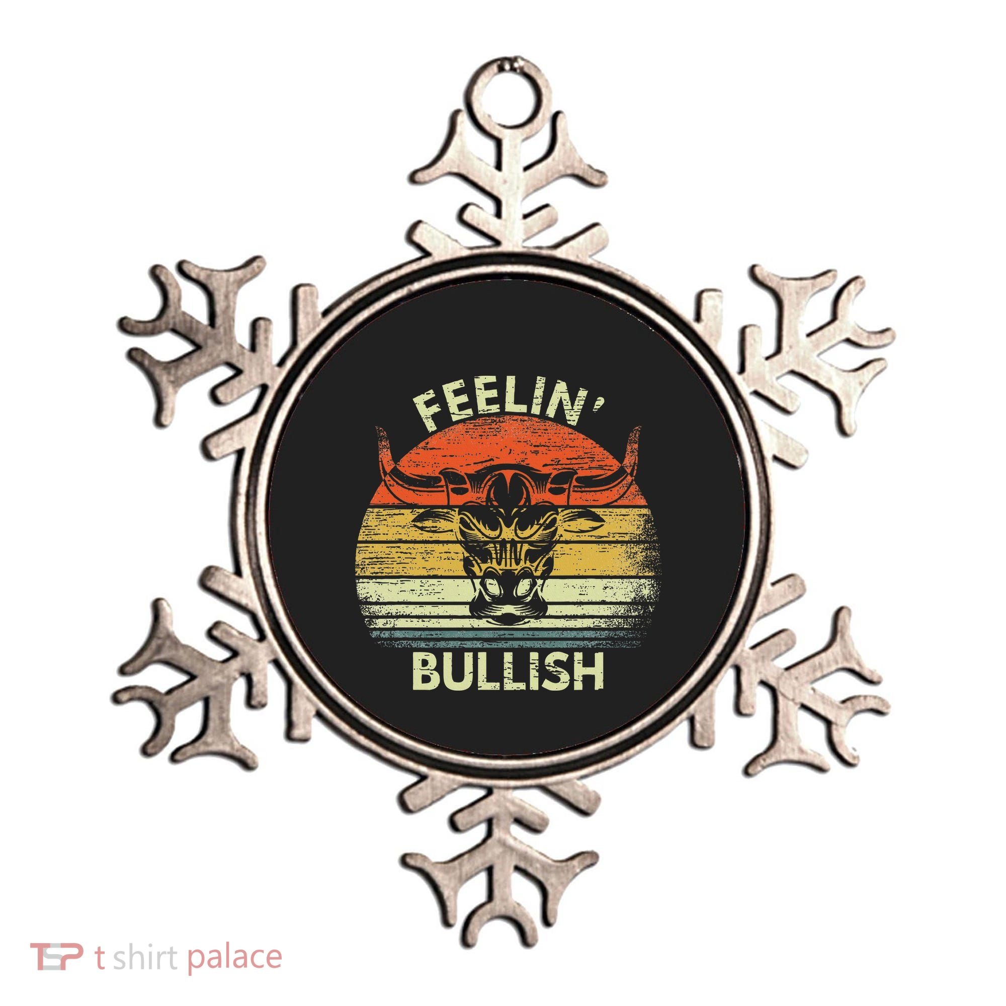 Feelin Bullish Stock Market Bull Traders Trading Ornament