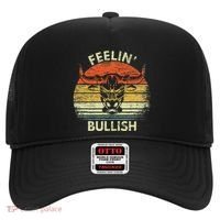 Feelin Bullish Stock Market Bull Traders Trading Hat thumb 0