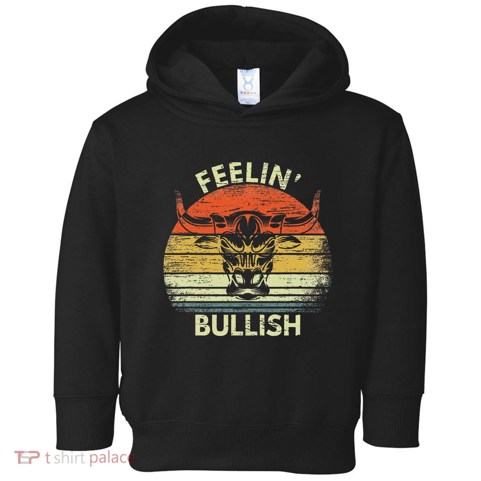 Feelin Bullish Stock Market Bull Traders Trading Toddler Hoodie