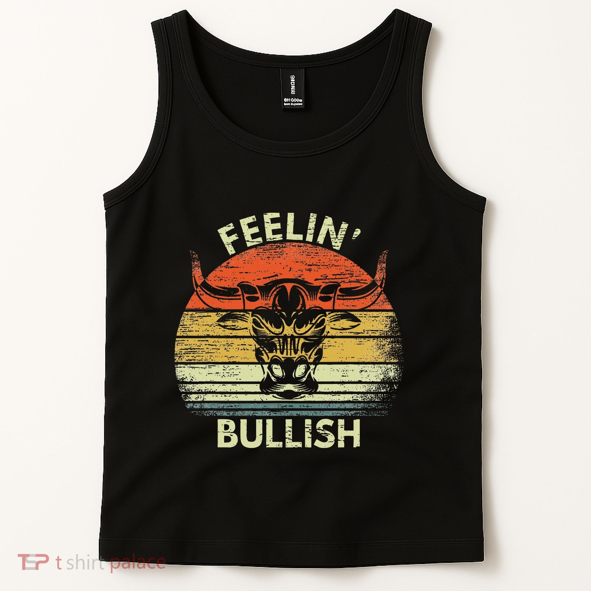 Feelin Bullish Stock Market Bull Traders Trading Tank Top