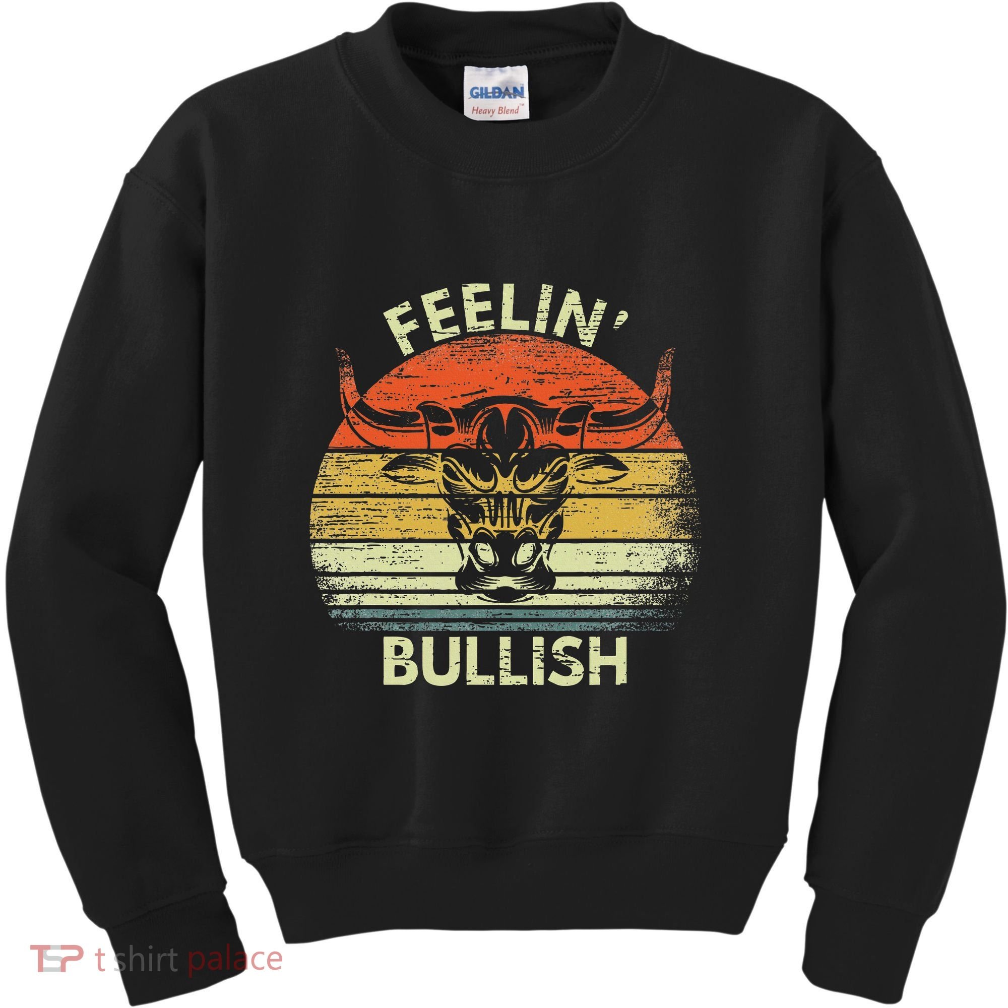 Feelin Bullish Stock Market Bull Traders Trading Kids Sweatshirt