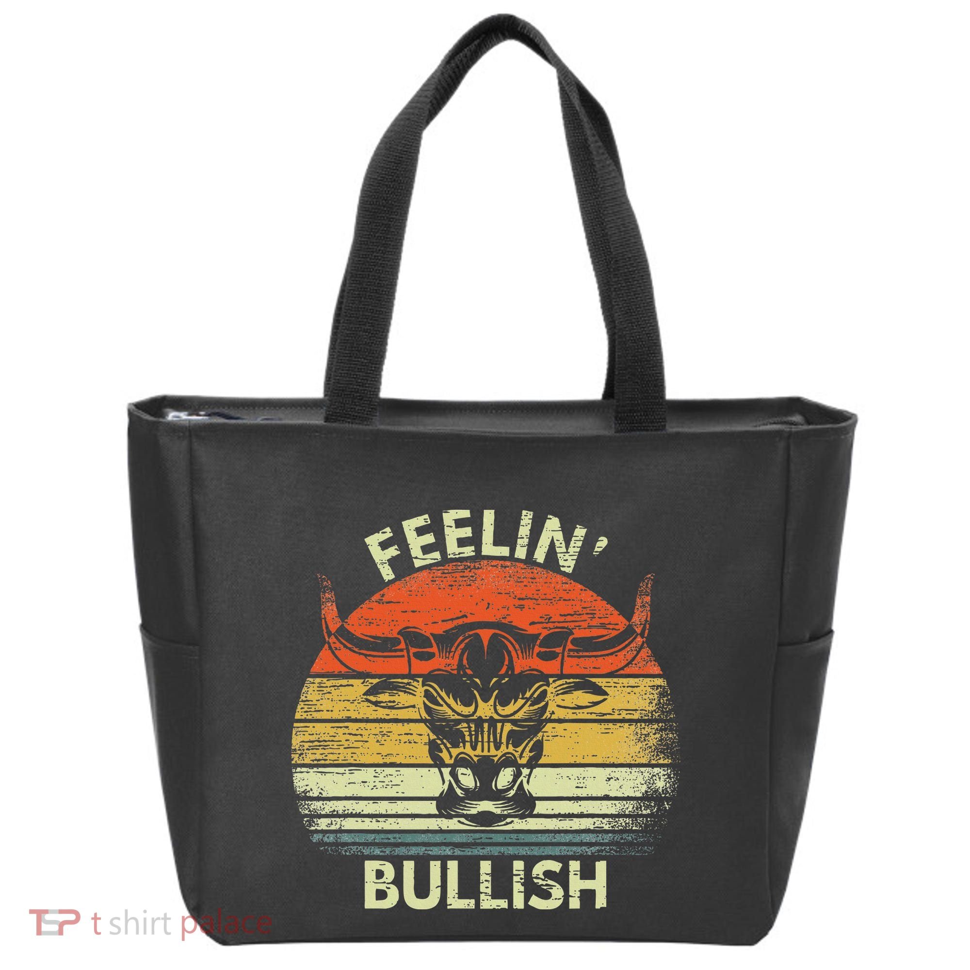 Feelin Bullish Stock Market Bull Traders Trading Tote Bag
