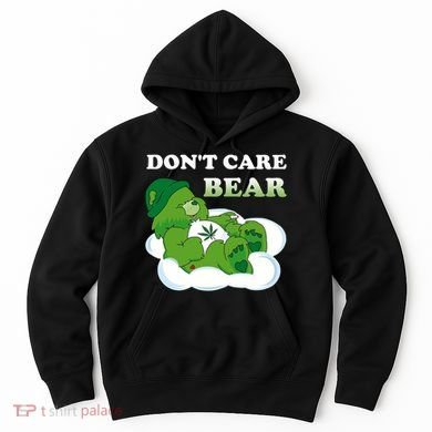 Funny Bear Smoking Weed Cannabis Hoodie