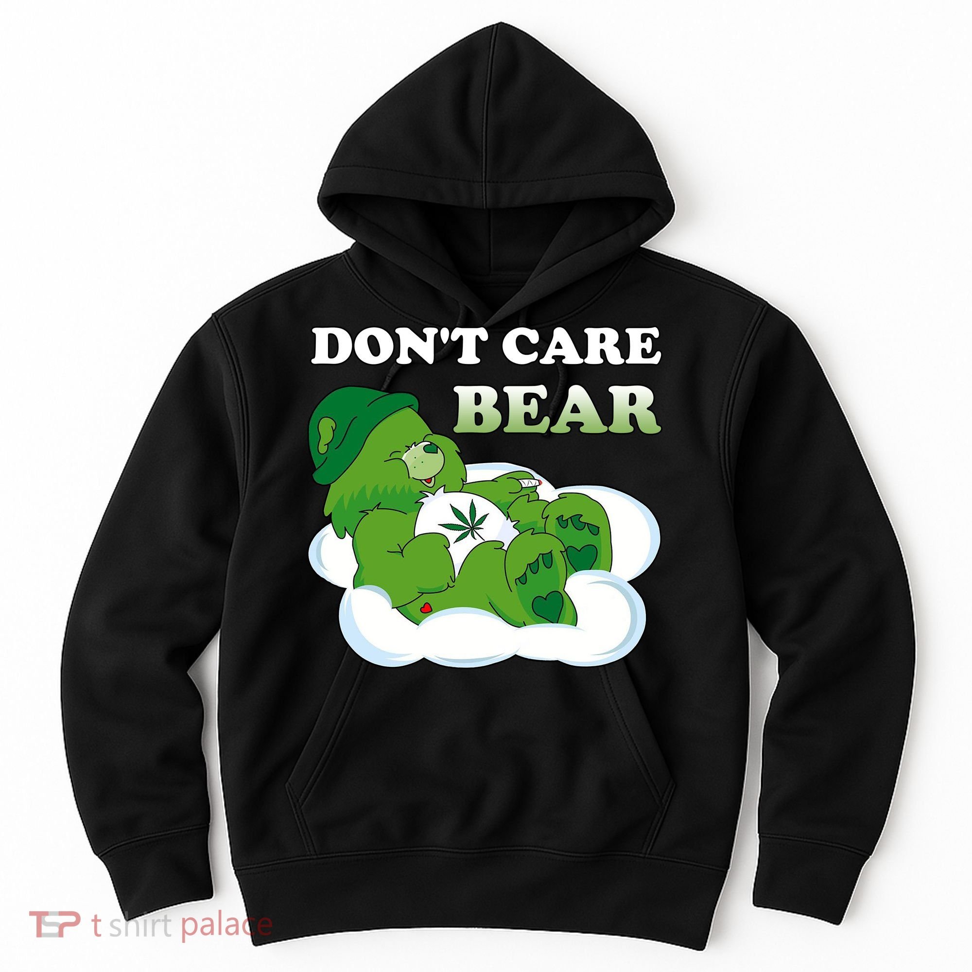 Funny Bear Smoking Weed Cannabis Hoodie