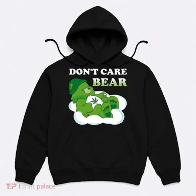Funny Bear Smoking Weed Cannabis Hoodie