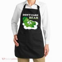 Funny Bear Smoking Weed Cannabis Apron thumb 2