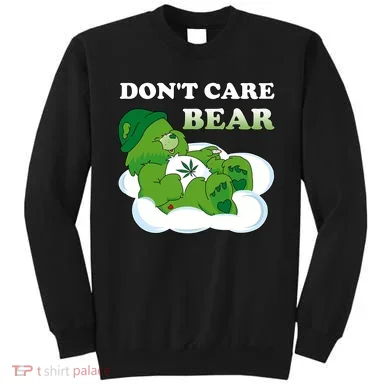 Funny Bear Smoking Weed Cannabis Sweatshirt