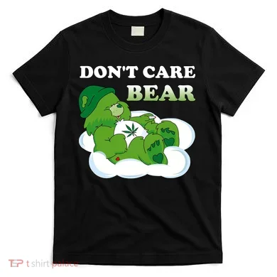 Funny Bear Smoking Weed Cannabis T-Shirt