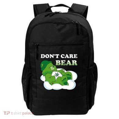 Funny Bear Smoking Weed Cannabis Backpack
