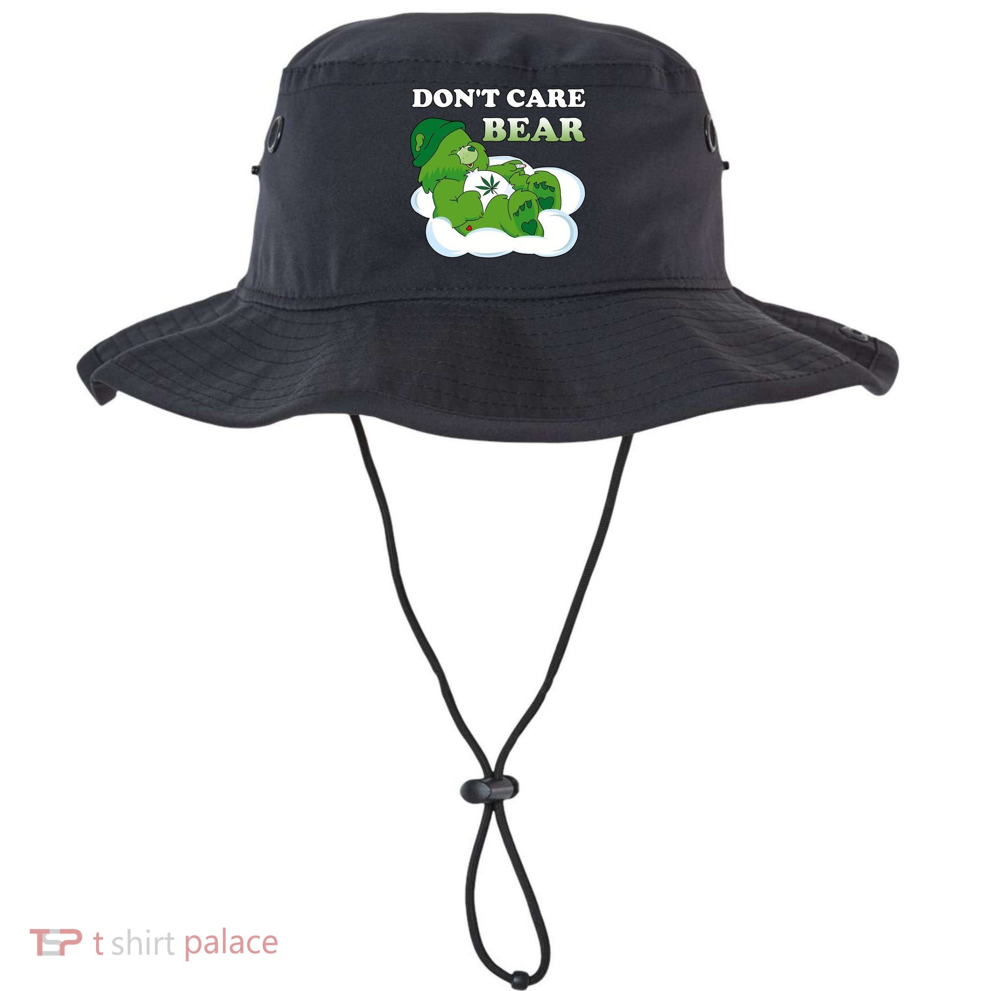 Funny Bear Smoking Weed Cannabis Bucket Hat