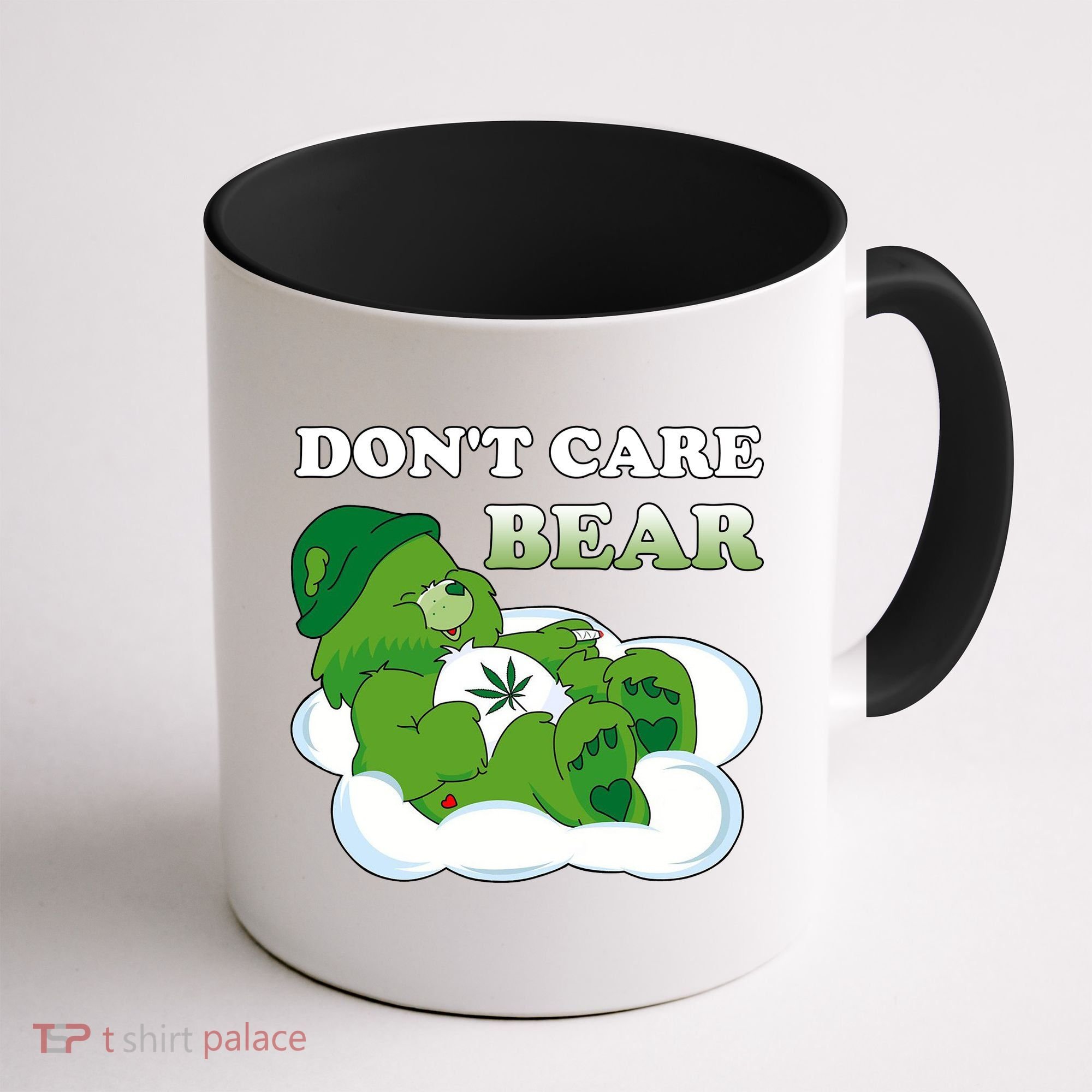 Funny Bear Smoking Weed Cannabis Coffee Mug