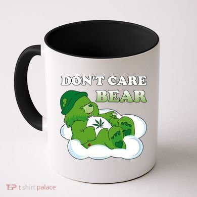 Funny Bear Smoking Weed Cannabis Coffee Mug