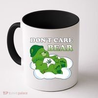 Funny Bear Smoking Weed Cannabis Coffee Mug thumb 0