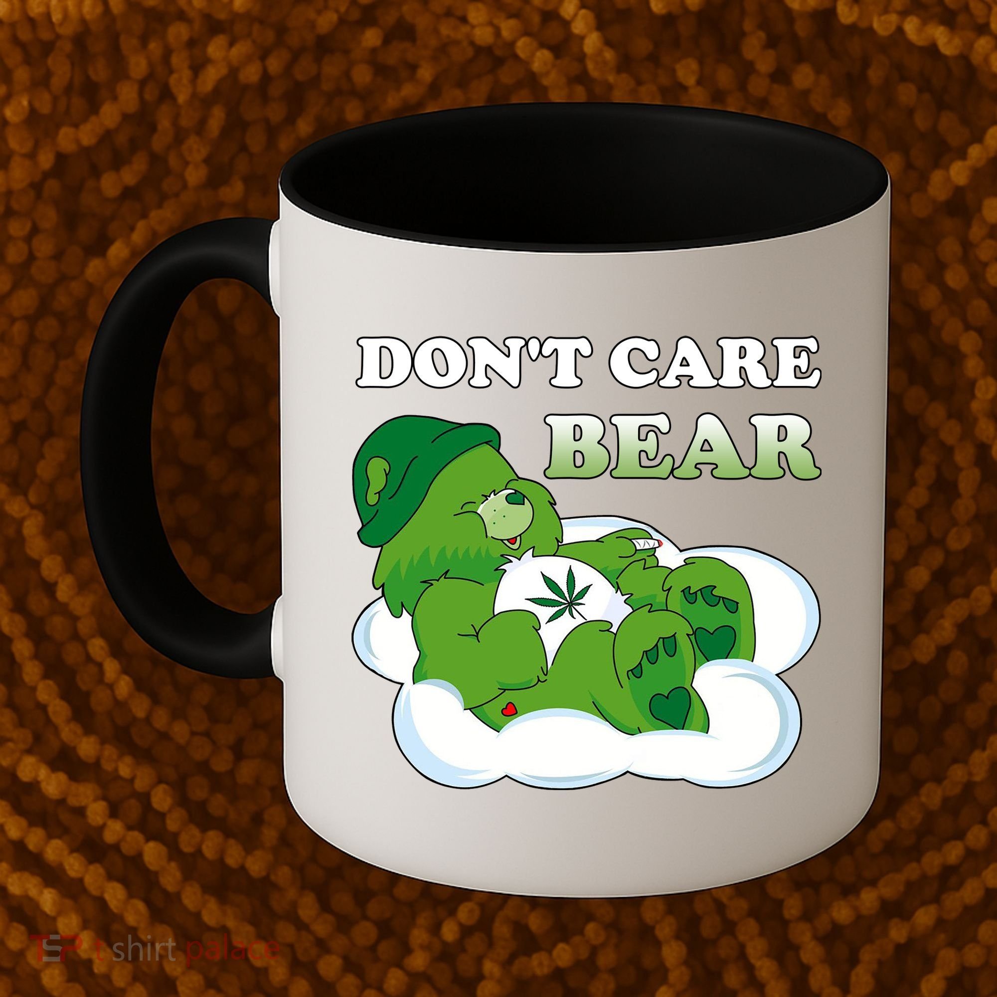 Funny Bear Smoking Weed Cannabis Coffee Mug