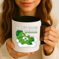 Funny Bear Smoking Weed Cannabis Coffee Mug thumb 3