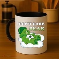 Funny Bear Smoking Weed Cannabis Coffee Mug thumb 4
