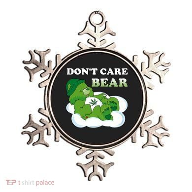 Funny Bear Smoking Weed Cannabis Ornament