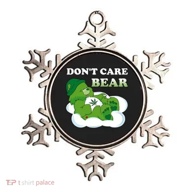 Funny Bear Smoking Weed Cannabis Ornament