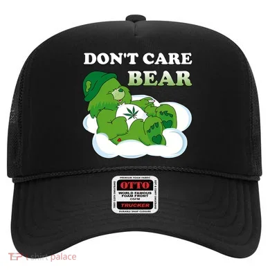 Funny Bear Smoking Weed Cannabis Hat