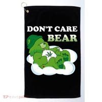 Funny Bear Smoking Weed Cannabis Golf Towel thumb 0