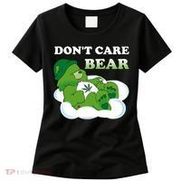 Funny Bear Smoking Weed Cannabis Women's T-Shirt thumb 0
