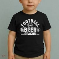 Football & Beer Season Graphic Toddler T-Shirt thumb 2