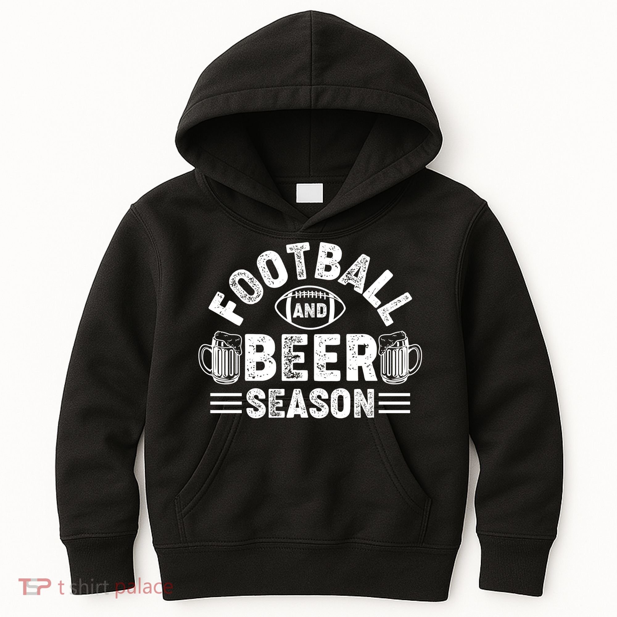 Football & Beer Season Graphic Kids Hoodie