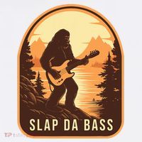 Funny Bigfoot Slap Da Bass Sasquatch Music Lover Bassist Women's Hoodie thumb 2