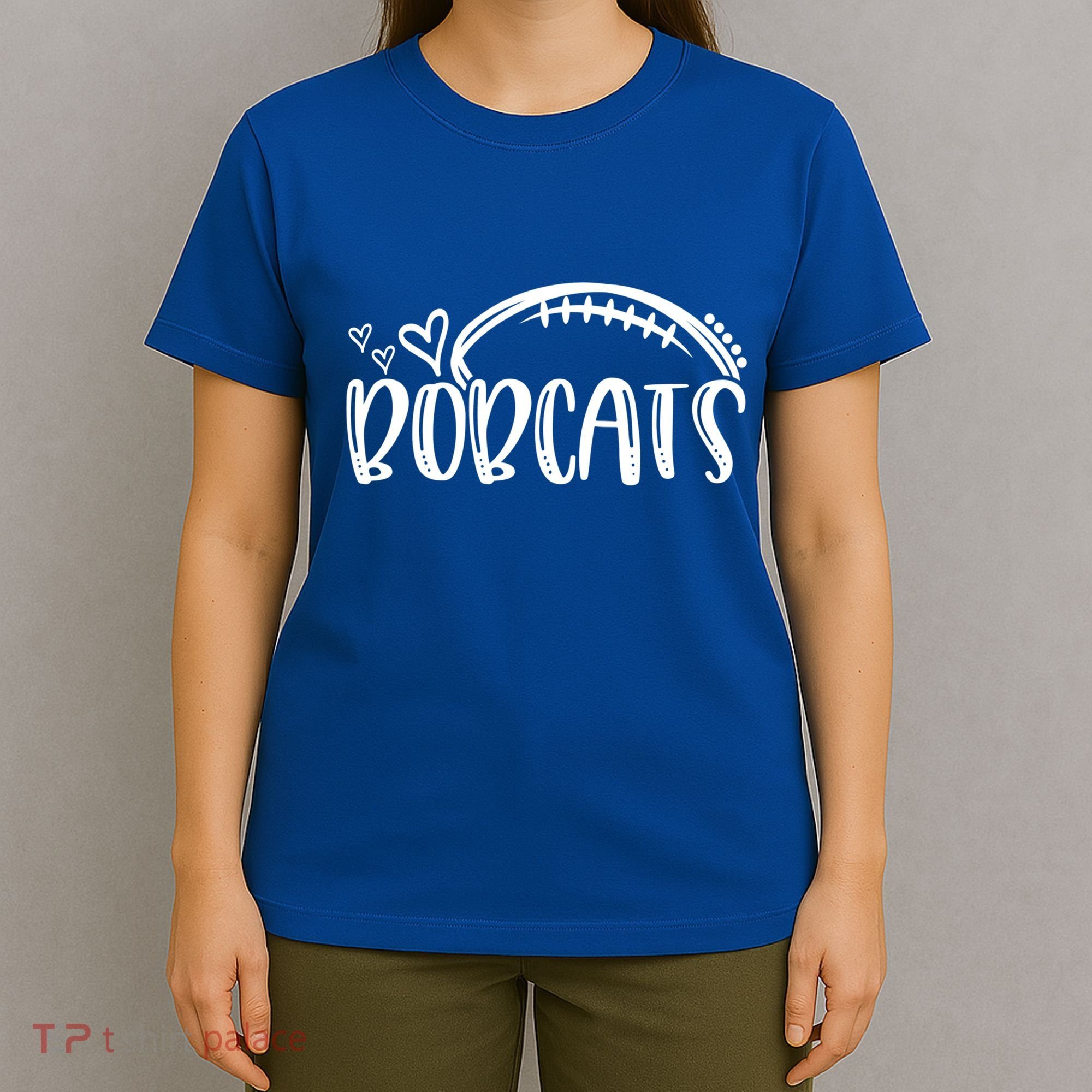 Football Bobcat School Sports Fan Team Spirit Great Gift T-Shirt