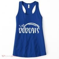 Football Bobcat School Sports Fan Team Spirit Great Gift Women's Tank Top thumb 0