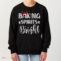 Funny Baking Spirits Bright Christmas Women's Sweatshirt thumb 0