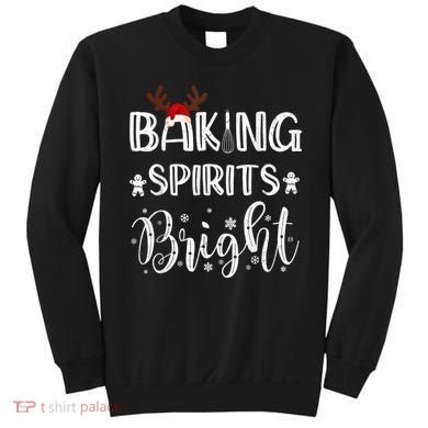 Funny Baking Spirits Bright Christmas Sweatshirt