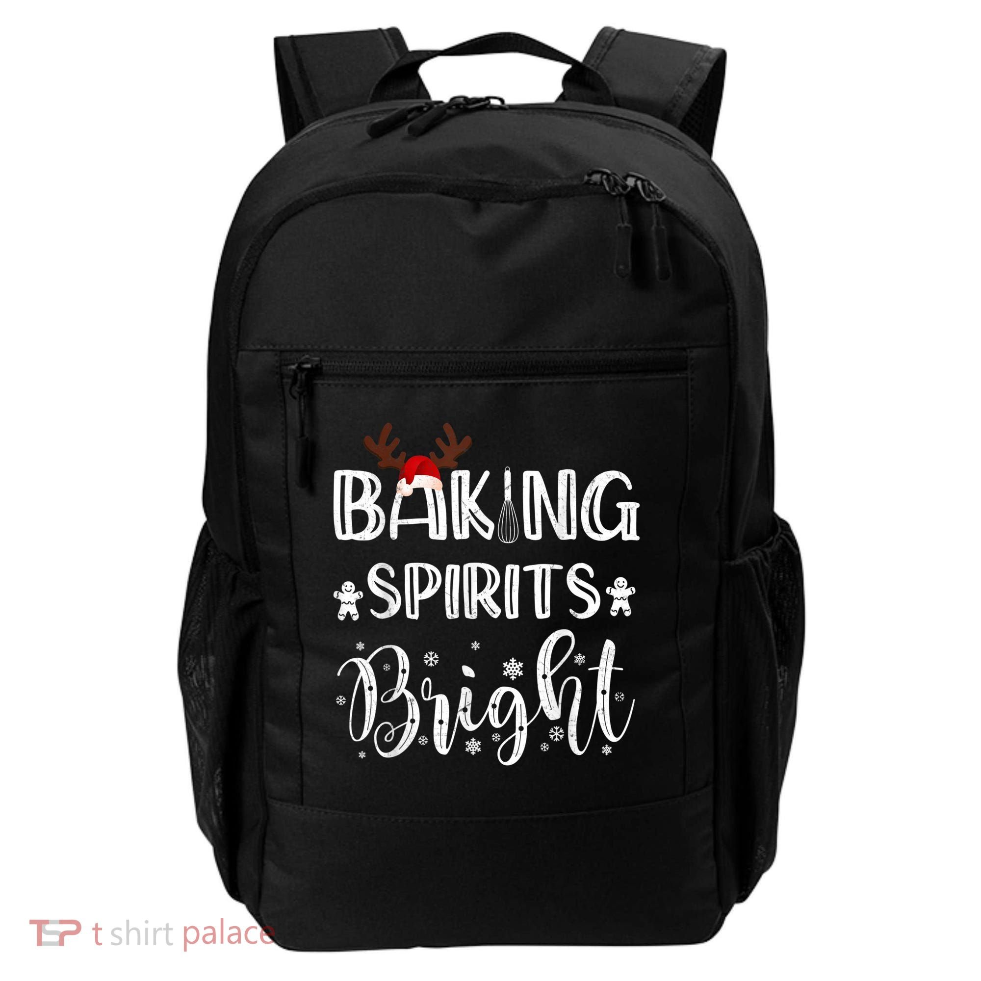 Funny Baking Spirits Bright Christmas Backpack