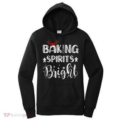 Funny Baking Spirits Bright Christmas Women's Hoodie