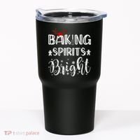 Funny Baking Spirits Bright Christmas Tumbler thumb 0