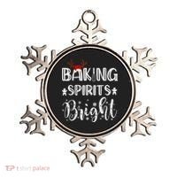 Funny Baking Spirits Bright Christmas Ornament thumb 0