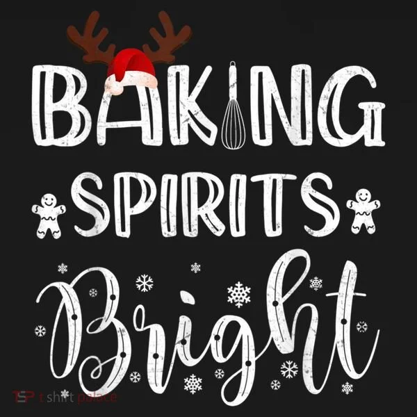 Funny Baking Spirits Bright Christmas Women's Tank Top