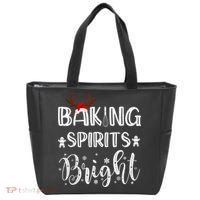 Funny Baking Spirits Bright Christmas Tote Bag thumb 0