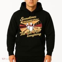 Funny Bowling Ten Pin Laughing Hoodie thumb 2