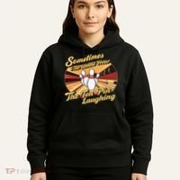 Funny Bowling Ten Pin Laughing Hoodie thumb 5
