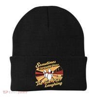 Funny Bowling Ten Pin Laughing Beanie thumb 0