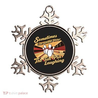 Funny Bowling Ten Pin Laughing Ornament