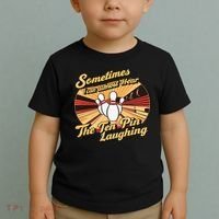 Funny Bowling Ten Pin Laughing Toddler T-Shirt thumb 2