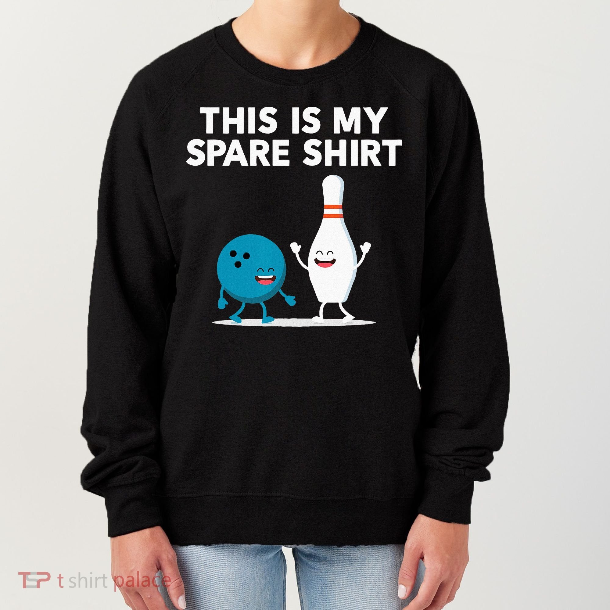 Funny Bowling Tee Spare Women's Sweatshirt